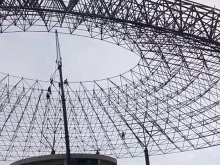 北安篮球馆球形网架厂家价格